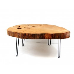 Stolik Stół z drewna dębowego owalny XL